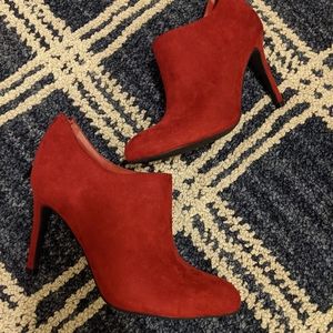 NWOT Kelly & Katie Red Bootie Pumps